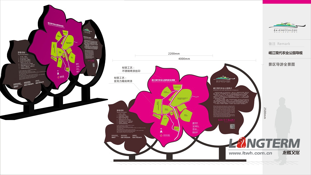 岷山現(xiàn)代農(nóng)業(yè)園導視系統(tǒng)設(shè)計
