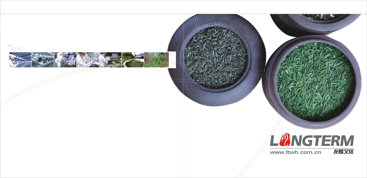 文君茶公司形象宣傳畫冊設(shè)計