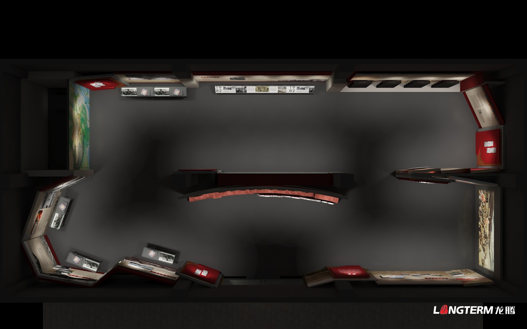 白玉退役軍人事務(wù)局烽火館展廳搭建 案例欄目：陳列館